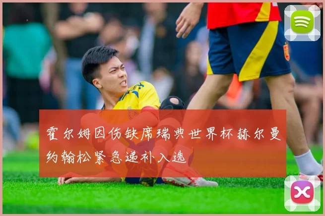 霍尔姆因伤缺席瑞典世界杯赫尔曼约翰松紧急递补入选